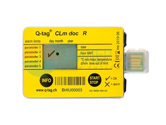 Термоиндикатор Q-tag CLm Doc R многоразовый